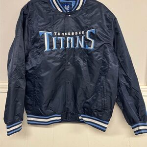 NFL Tennessee Titans Navy Bomber Jacket